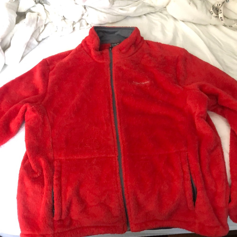 Ladies Red jacket. 2XL. Says Lake Tahoe California